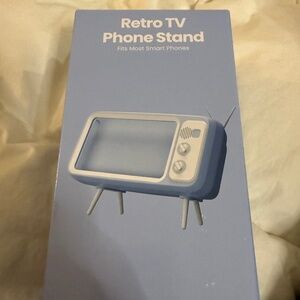 Retro Phone Stand Desk Holder for Cell Phones-Blue